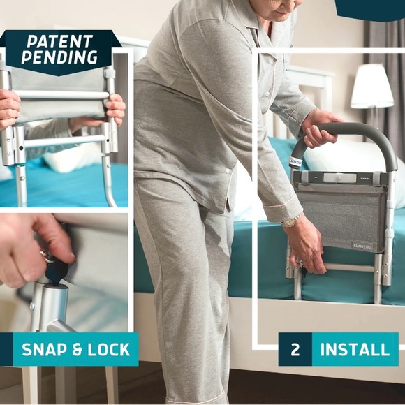 Other - Bedside Safety Rail with Snap & Lock Feature